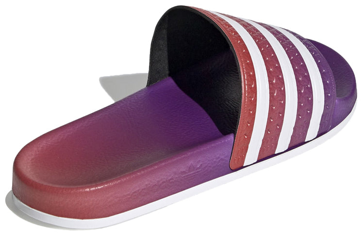 (WMNS) adidas originals Adilette Slides Purple White Slippers 'Purple White' EE6188