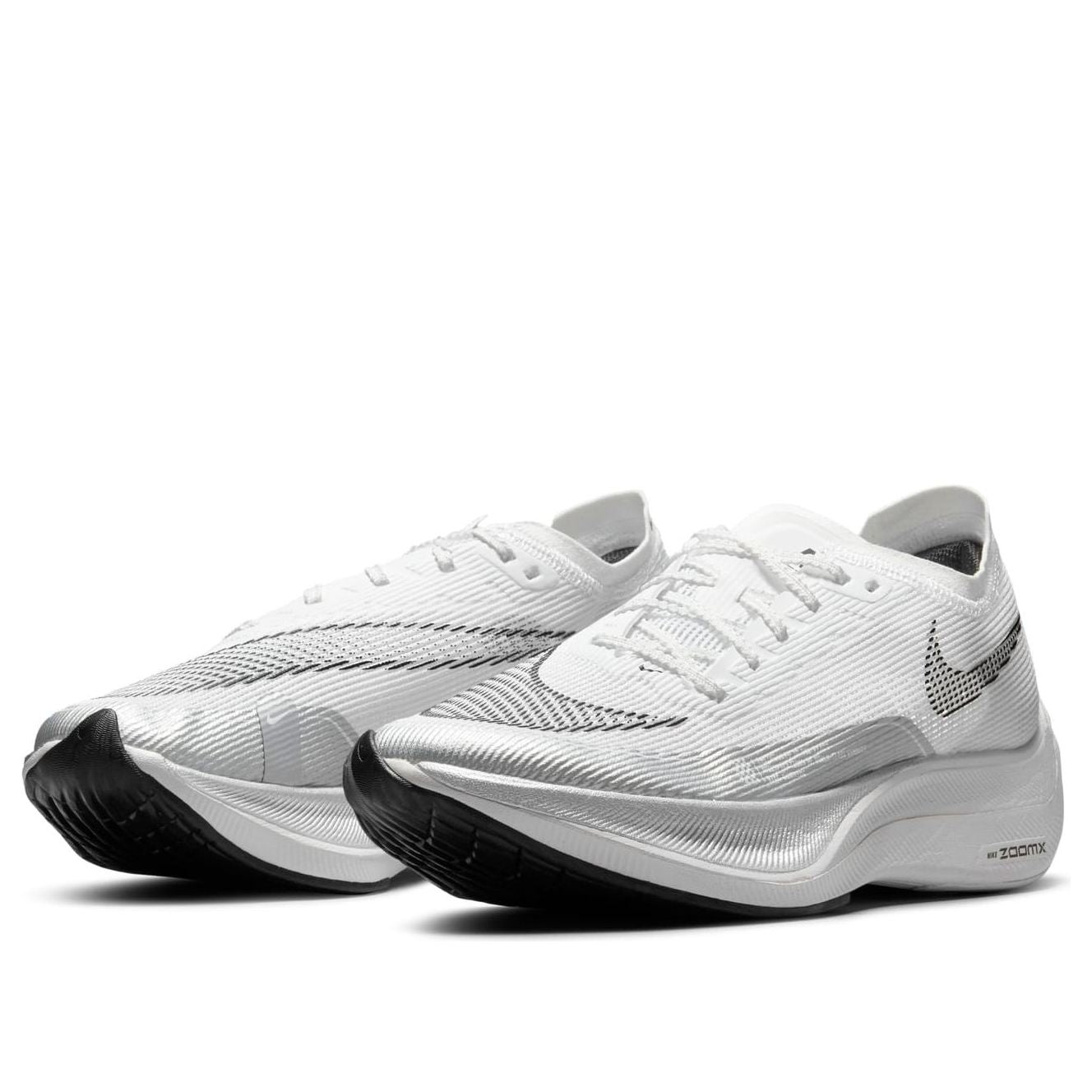 (WMNS) Nike ZoomX Vaporfly Next% 2 'White Metallic Silver' CU4123-100
