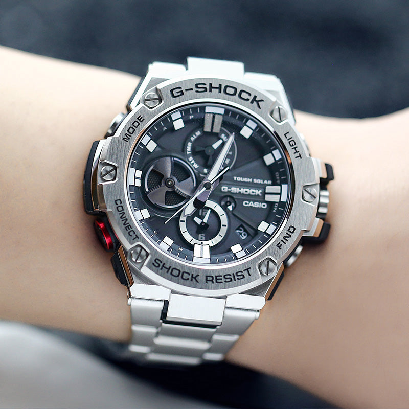 CASIO G-Shock G-Steel 'SIlver Black' GST-B100D-1APRT
