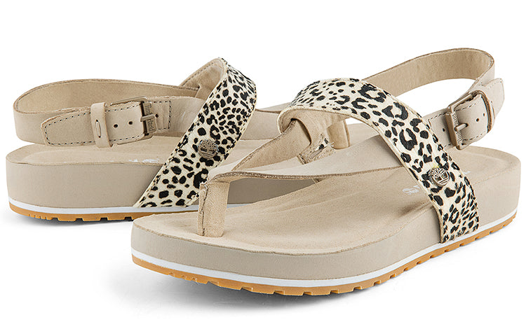 (WMNS) Timberland Malibu Waves Thong Sandal 'Leopard Nubuck' A23C7W