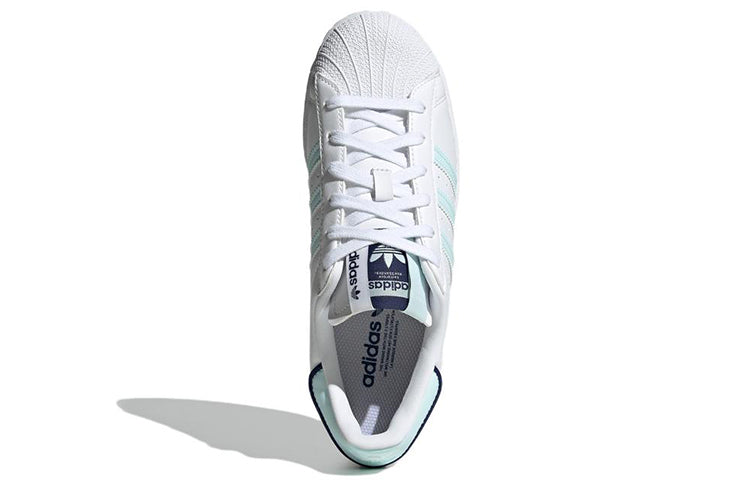 (WMNS) adidas Superstar Shoes 'White / Almost Blue' GX1835