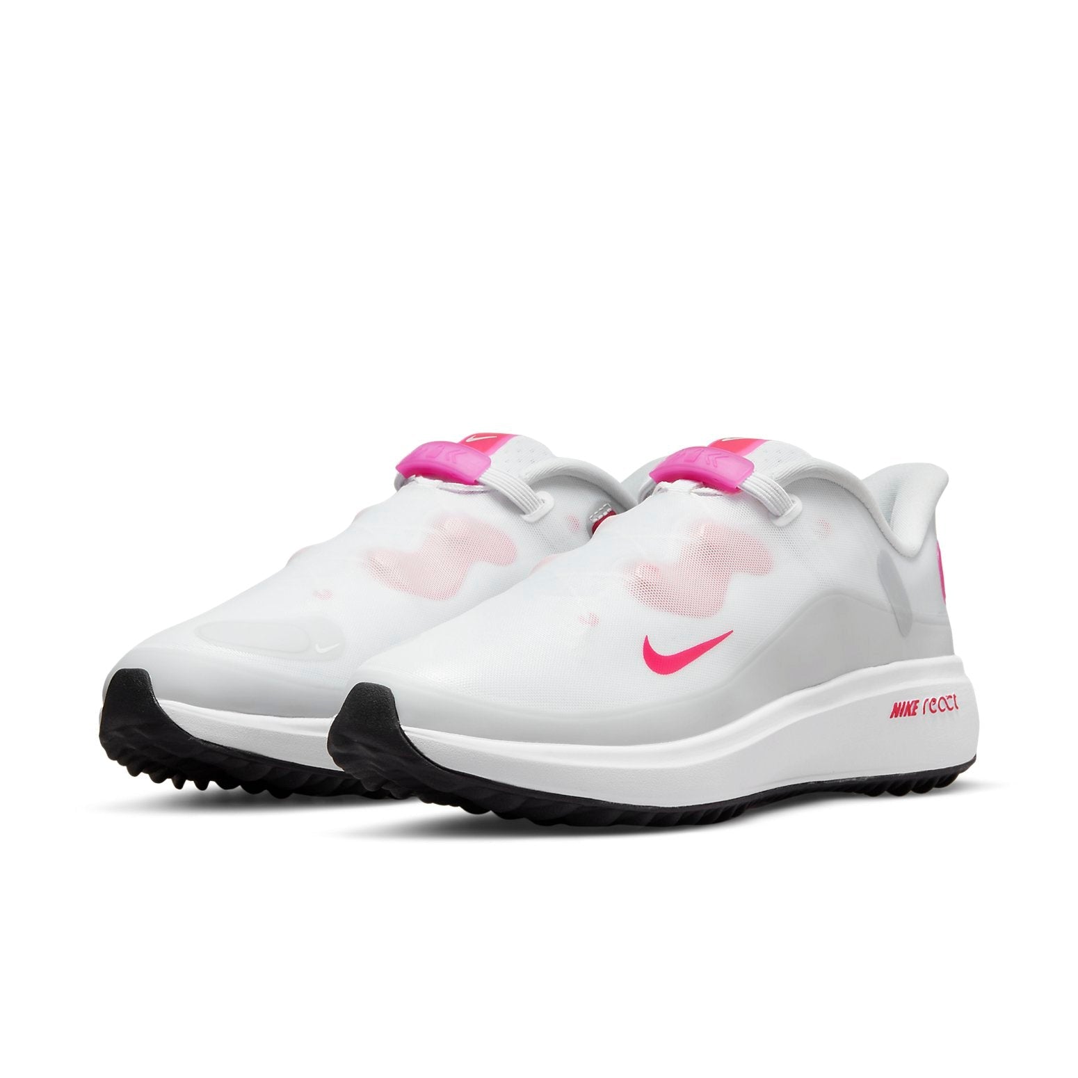 (WMNS) Nike React Ace Tour 'White Pink Prime' CW3096-105