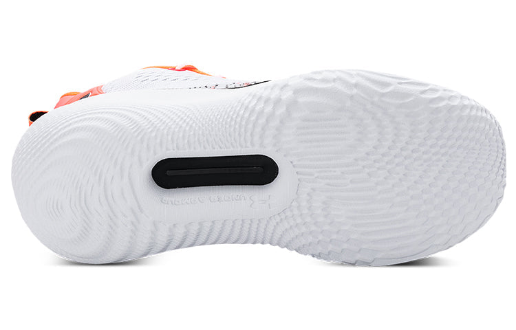 (WMNS) Under Armour Flow Breakthru 2 'White Orange' 3024594-104