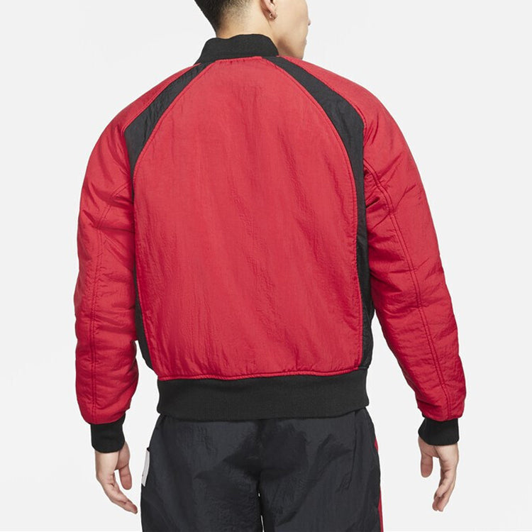 Air Jordan Flight MENS Logo Print Baseball Jacket Black CV2243-010