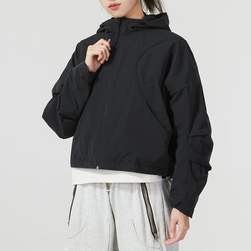 (WMNS) adidas City Escape Woven Jackets 'Black' IP7035