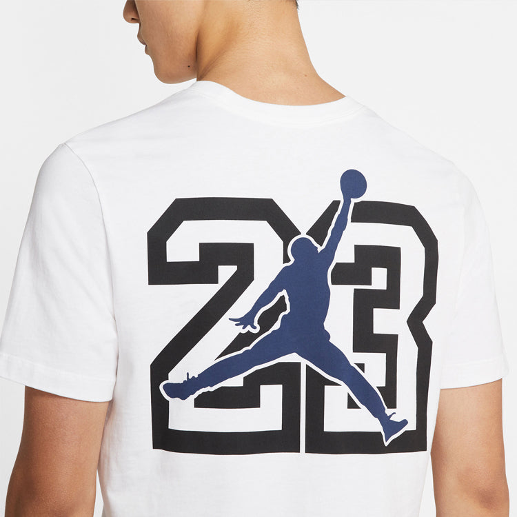 Air Jordan LEGACY AJ13 Sports Short Sleeve White CW0800-100