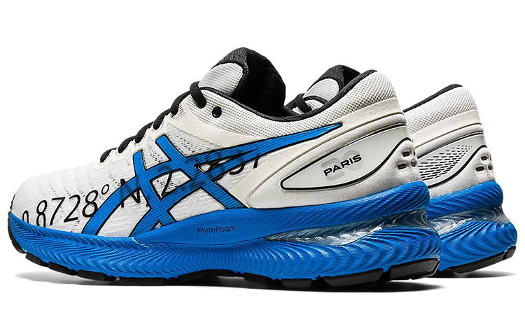 (WMNS) ASICS Gel-Nimbus 22 'White Blue' 1012A772-101