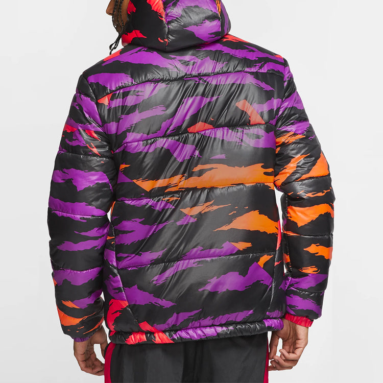 Air Jordan Jumpman Air Short hooded padded Jacket Camouflage BQ5696-551