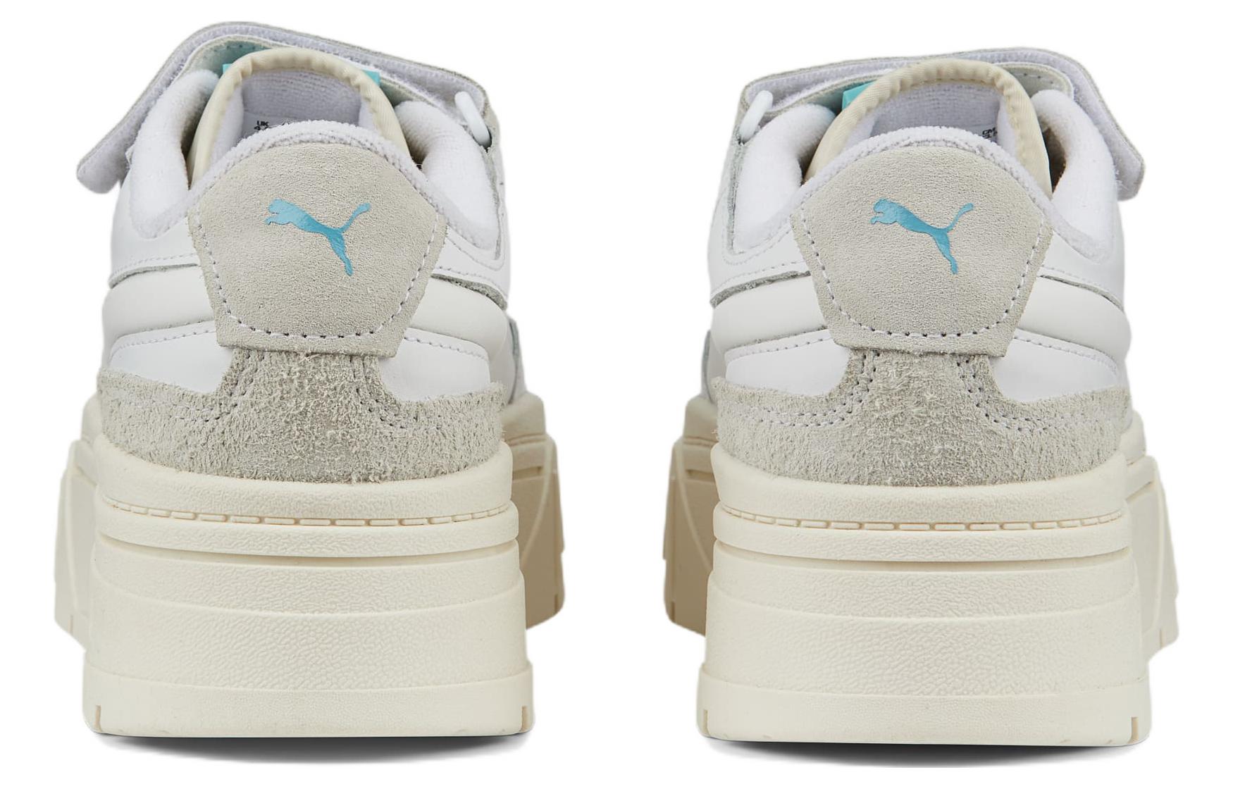 (WMNS) PUMA Maze Stacked Padded 'White Gray' 387225-01