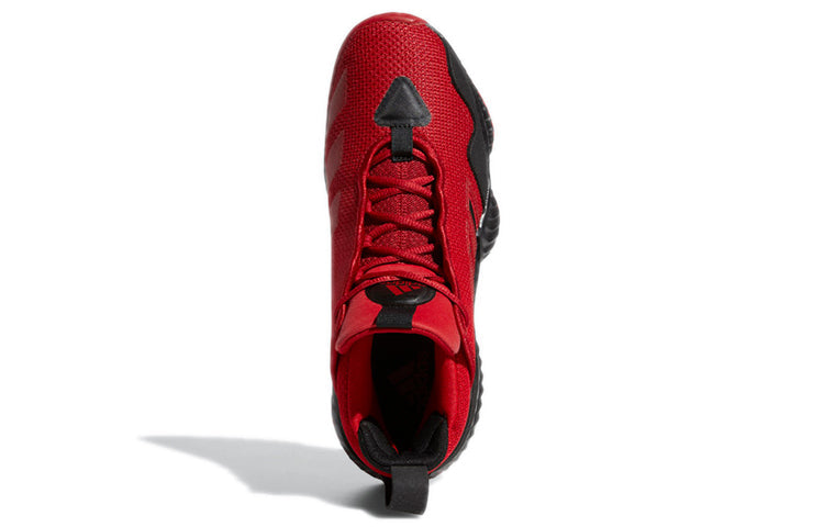adidas Court Vision 3 Wear-Resistant Retro Basketball Shoes Red Black Unisex 'Red Black' H67758