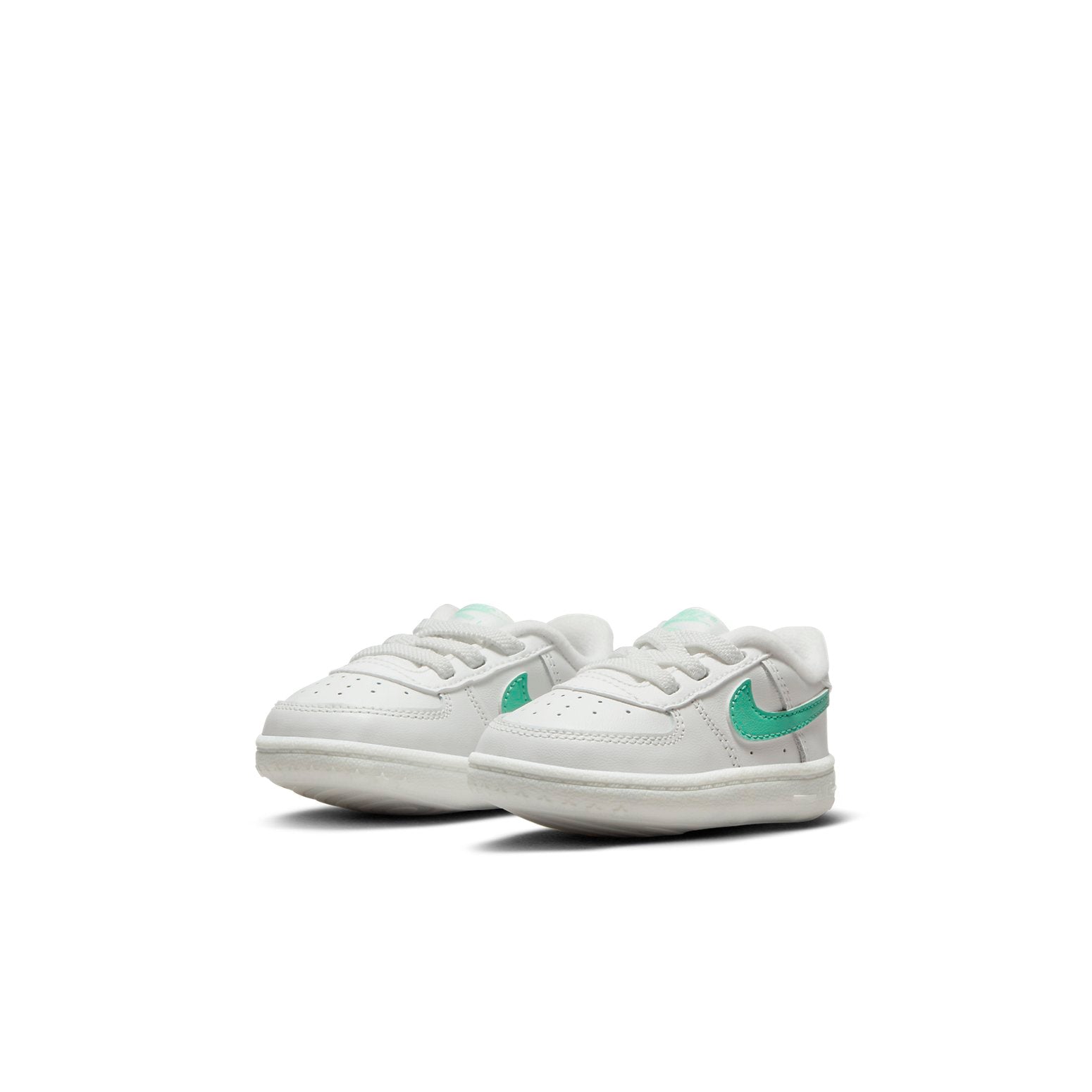 (TD) Nike Force 1 Baby Crib Booties 'White Emerald Rise' DQ0364-104