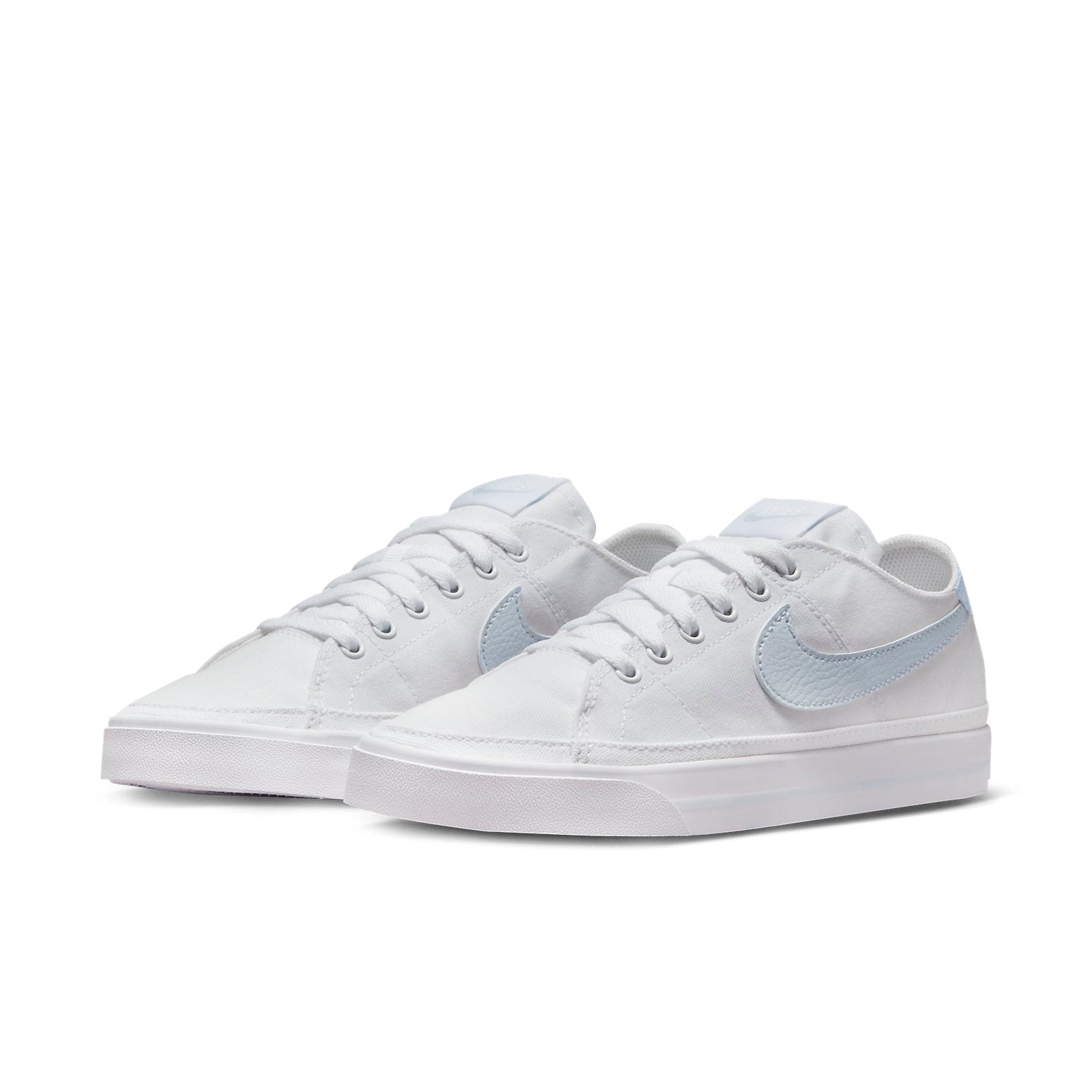 (WMNS) Nike Court Legacy Canvas 'White Grey' CZ0294-103