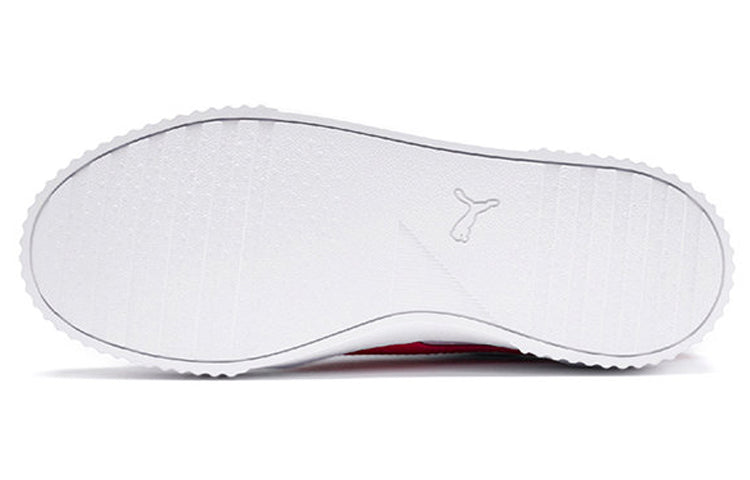 (WMNS) PUMA Carina Leather 'White Red' 370325-04