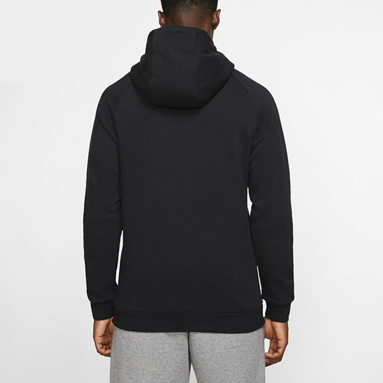 Air Jordan Paris Saint-Germain PSG logo Printing Autumn Hoodies 'Black' BQ8351-010