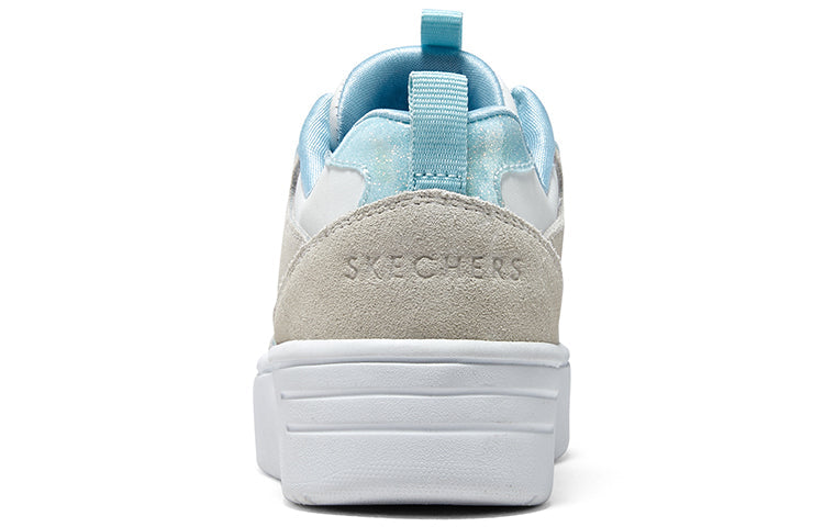 (GS) Skechers Court High 'White Light Blue' 310194L-WLB