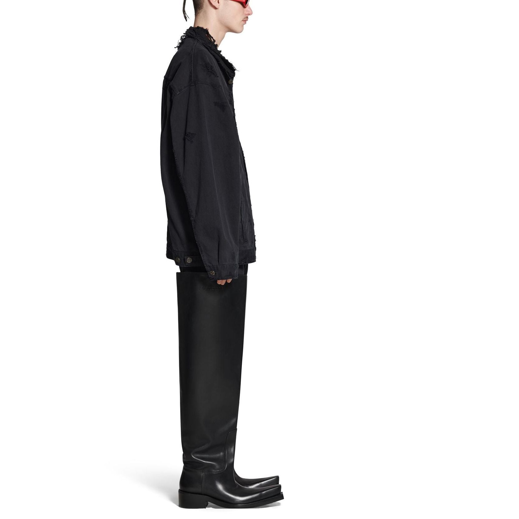 Balenciaga Je t'aime Oversized Jacket 'Black' 751357TNW111700