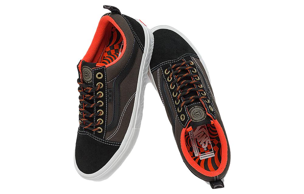 Vans Old Skool x Spitfire Skate Shoes 'Black Red Flame' VN0A5FCBBFM