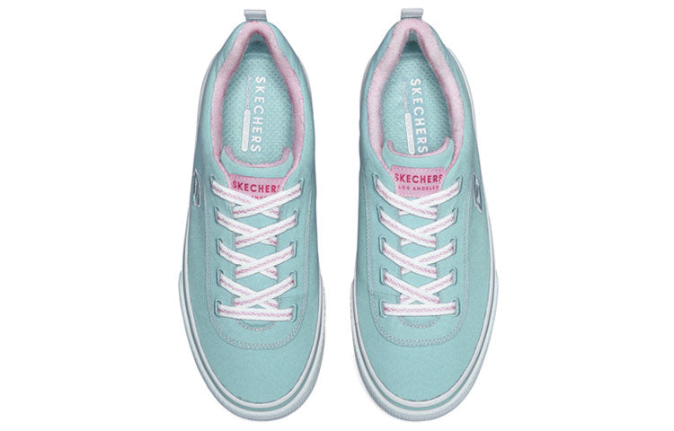 (WMNS) Skechers Street V'Lites Canvas Shoe Light-Blue 155033-MNT