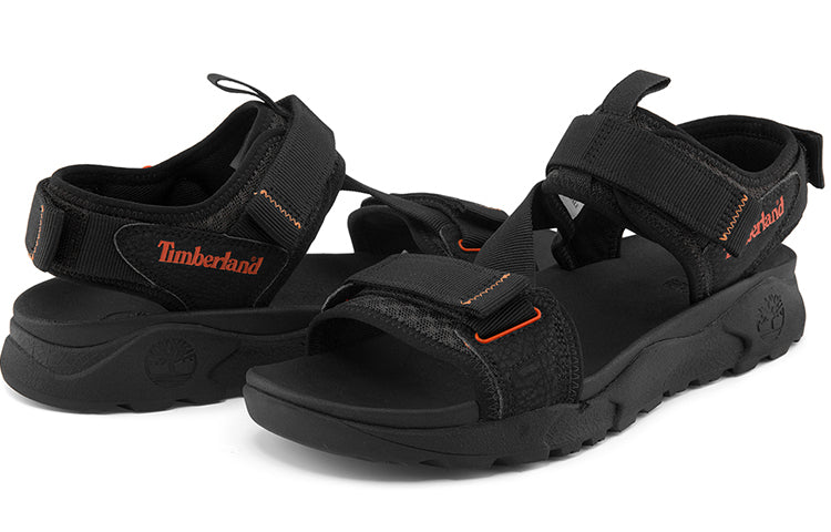 Timberland Ripcord Double-Strap Sandals 'Black' A2AE1