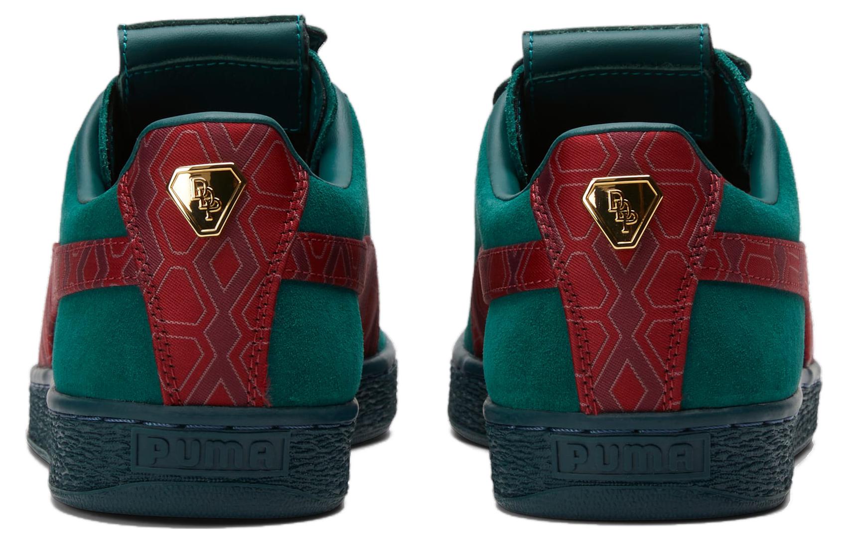 PUMA Dapper Dan x Suede 'Jacquard Print - Varsity Green' 390988-02