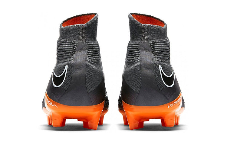 (GS) Nike Hypervenom 3 Elite DF FG 'Dark Grey Total Orange' AH7292-081