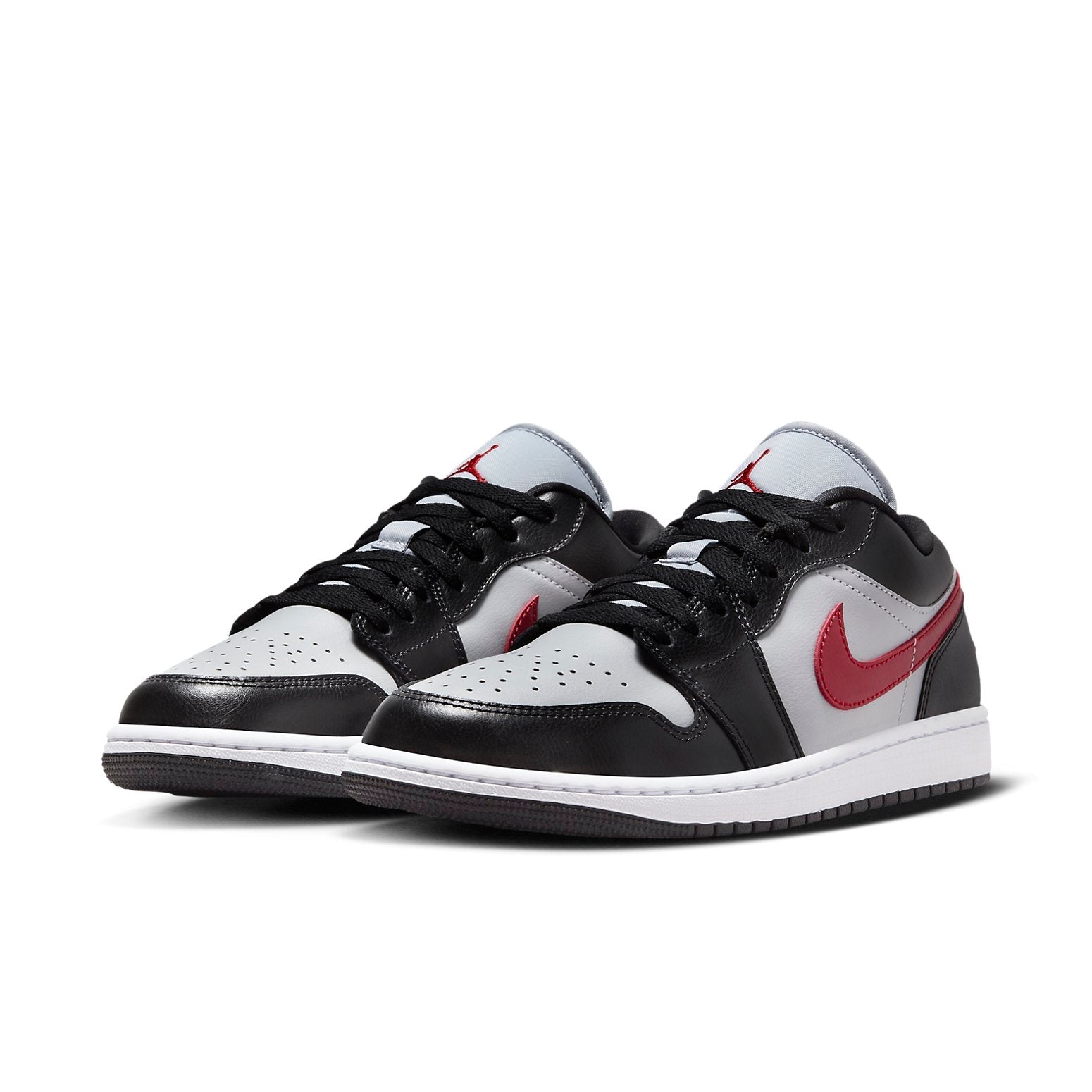 (WMNS) Air Jordan 1 Low 'Wolf Grey Gym Red' DC0774-062