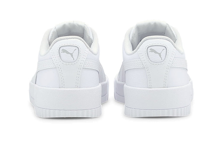 (GS) PUMA Carina L Casual Board Shoes White 370677-19