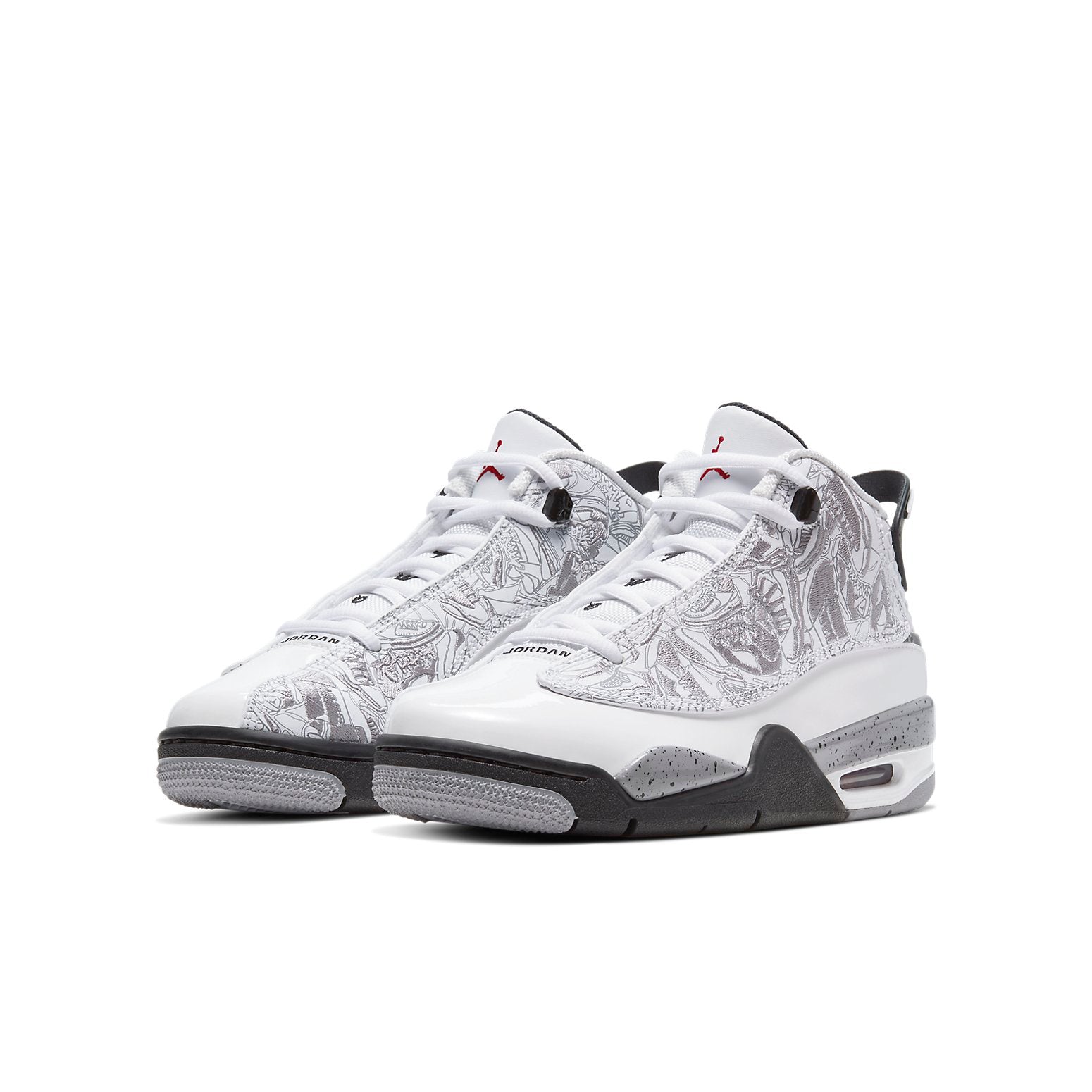 (GS) Air Jordan Dub Zero 'White Cement' 311047-105