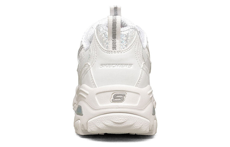 (WMNS) Skechers D Lites 1.0 Running Shoes White 149250-WHT