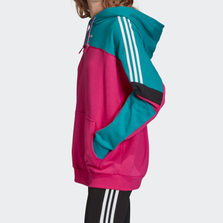 (WMNS) adidas originals Colorblock Pullover Red / Green GC8769