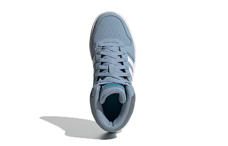 (GS) adidas Hoops 2.0 Mid K 'Blue White' FW3158