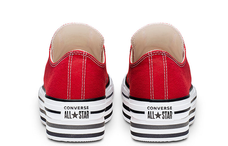 (WMNS) Converse Chuck Taylor All Star Platform Sponge Cake Sole Red White 563972C