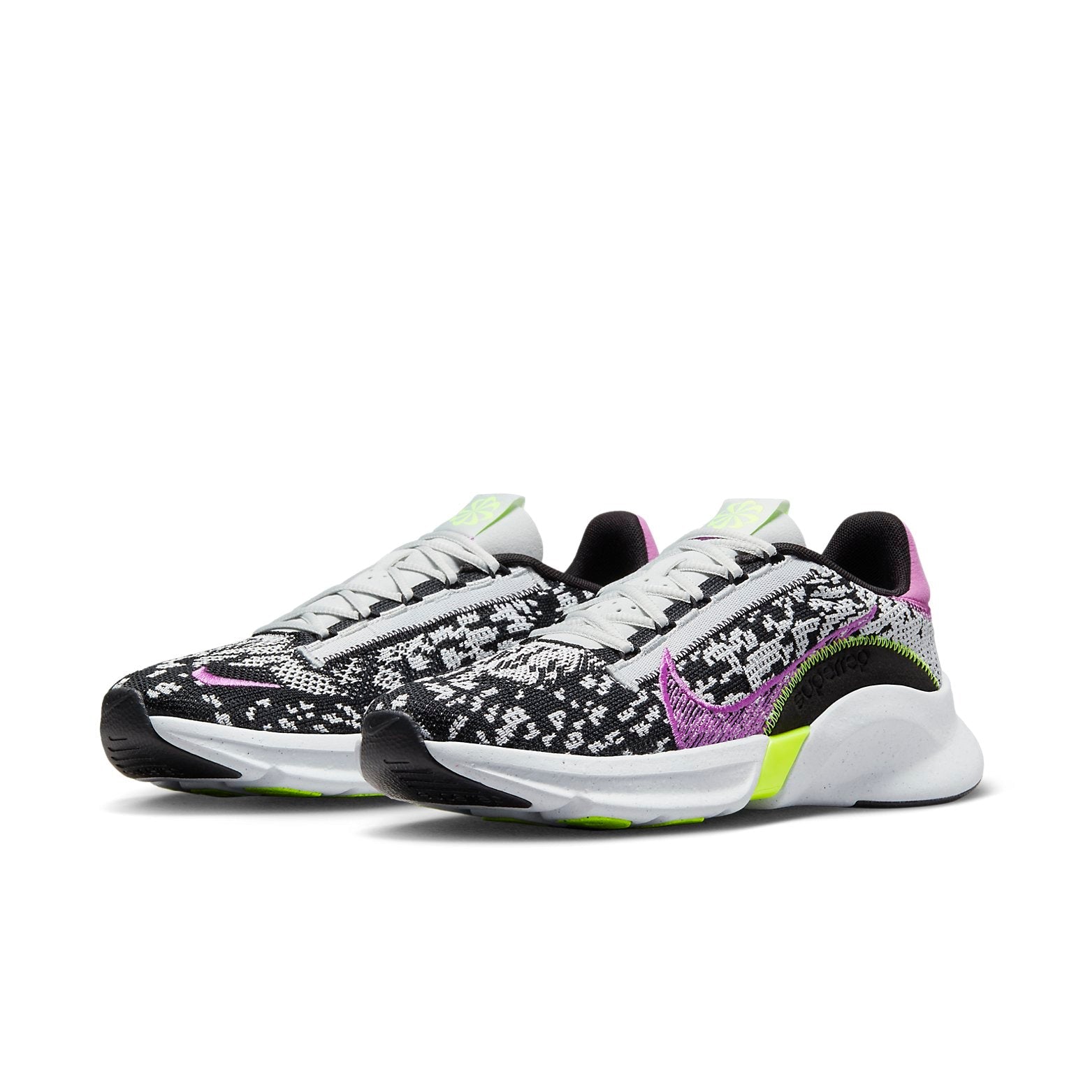 Nike SuperRep Go 3 Next Nature Flyknit 'Platinum Black Fuchsia' DH3394-008