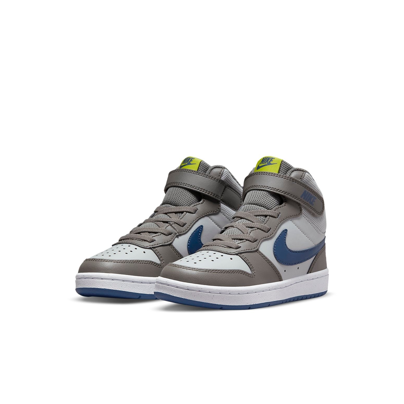 (PS) Nike Court Borough Mid 2 'Grey Fog Mystic Navy' CD7783-007
