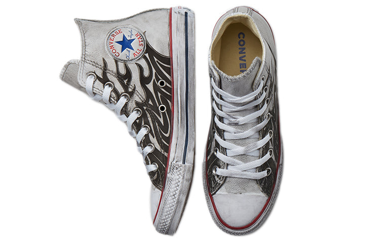 Converse Perfect Is Not Perfect Leather Chuck Taylor All Star Canvas Shoes Gray/Black 172925C