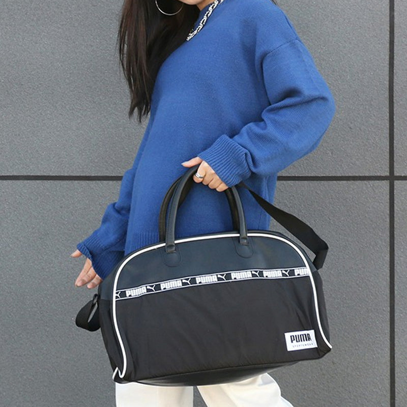 PUMA Campus Grip Bag 'Black White' 077433-01