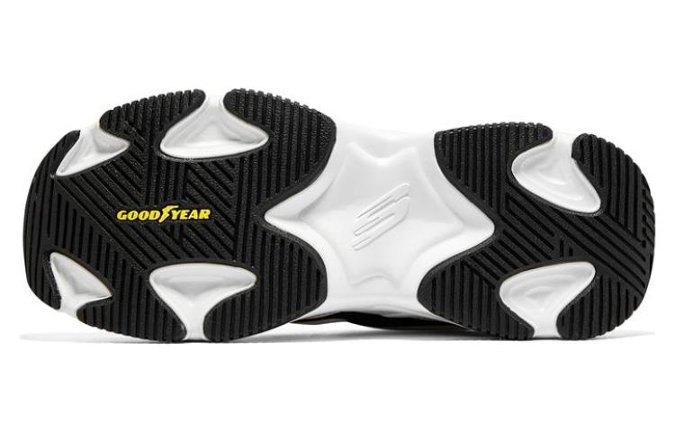 (WMNS) Skechers Lander S Shoes 'White Black Beige' 896157-WBK