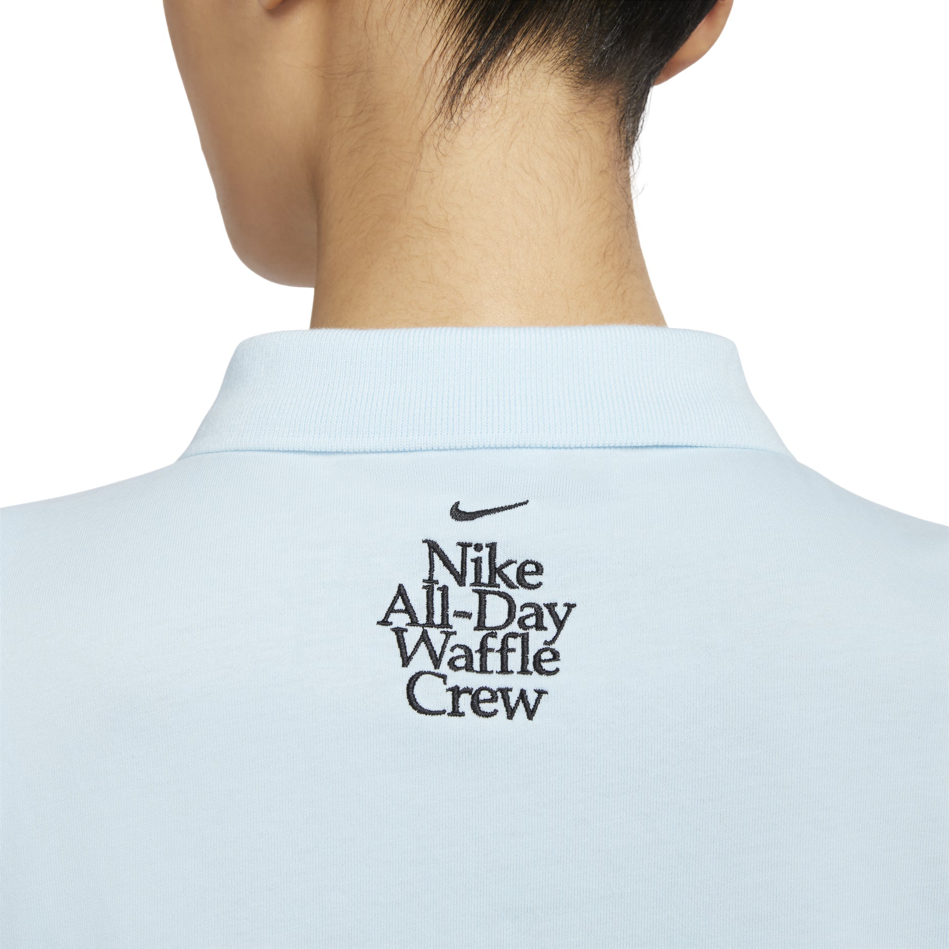 (WMNS) Nike Graphic Polo Shirt 'Blue Red' HQ1199-474