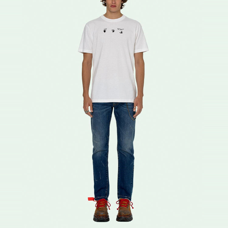Off-White Peace Worldwide Print Short Sleeve OMAA027R21JER0090155