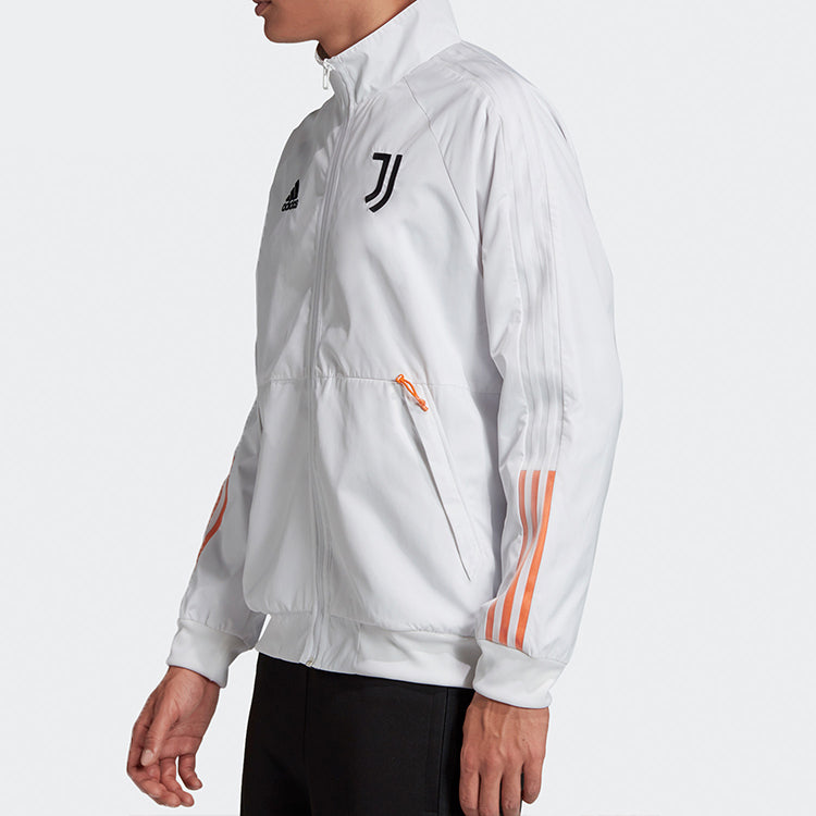 adidas JUVE Anthem JKT Juventus Soccer/Football Training Sports Jacket White FR4203