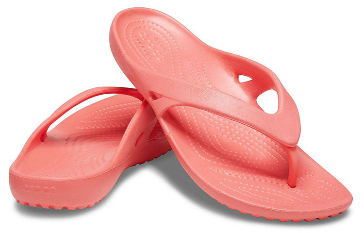 (WMNS) Crocs Kadee 2 Minimalistic Casual Flip-Flops Red 202492-6SL