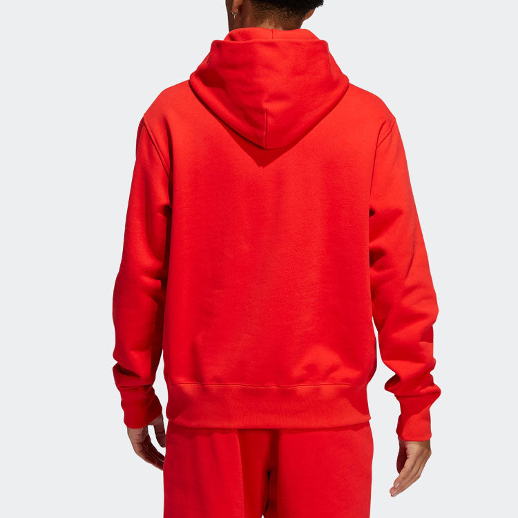 adidas x Pharrell Humanrace Small Logo Hoodie 'Red' HF9903
