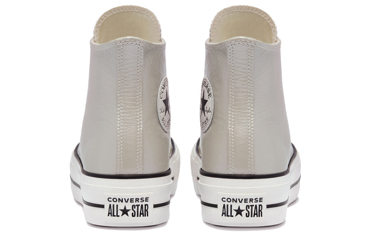 (WMNS) Converse Chuck Taylor All Star Metallic Classics Platform High 'Silver Egret' 569238C