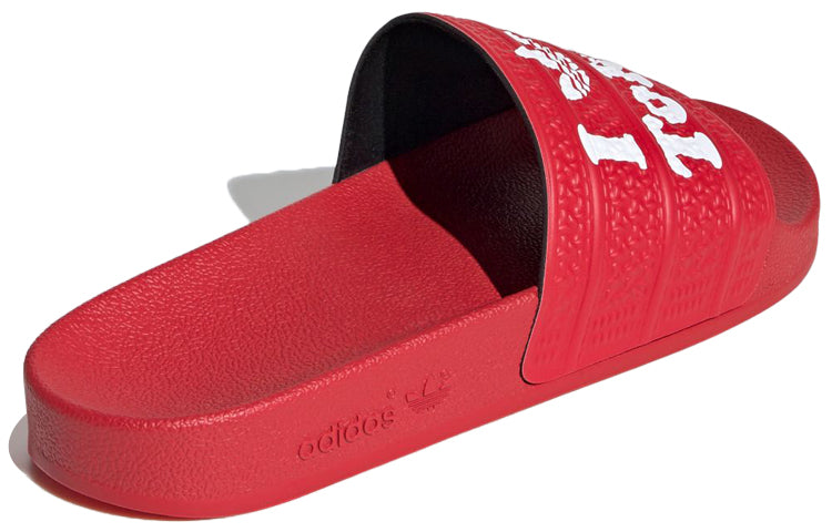 adidas originals Adilette 'White Red' H67739