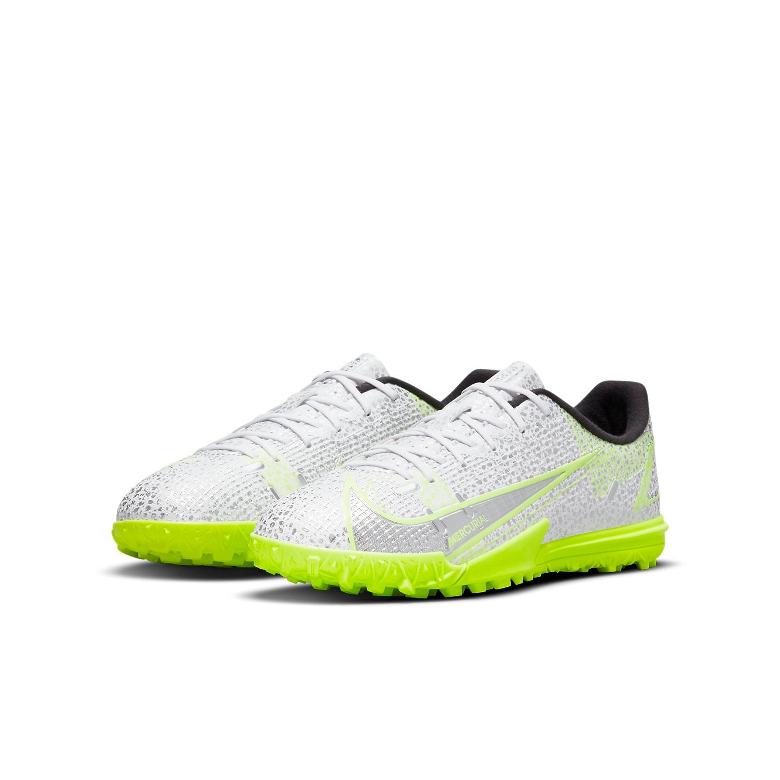 (GS) Nike Mercurial Vapor 14 Academy TF Turf 'White Green' CV0822-107