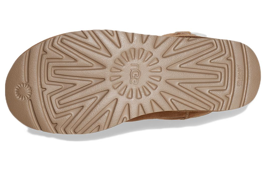 (WMNS) UGG Bailey Graphic Logo Strap Boot 'Brown' 1137074-CHE