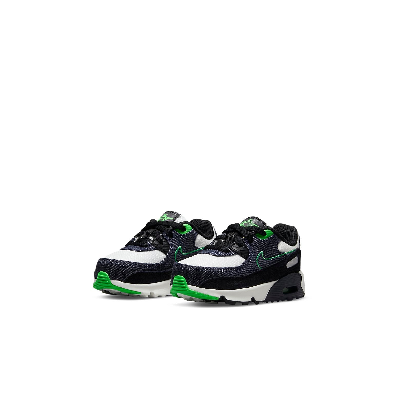 (TD) Nike Air Max 90 Leather SE 'Black Scream Green' DN4378-001