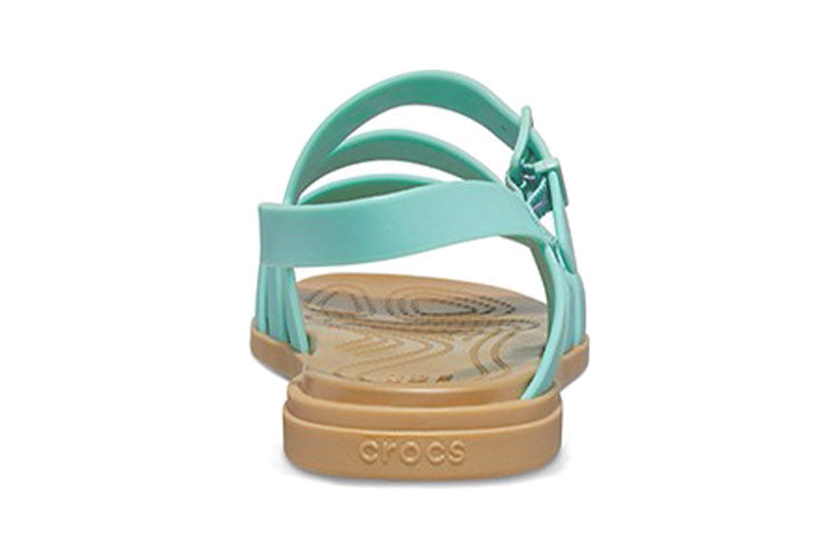 (WMNS) Crocs Tulum Sandals Green 206107-3U3