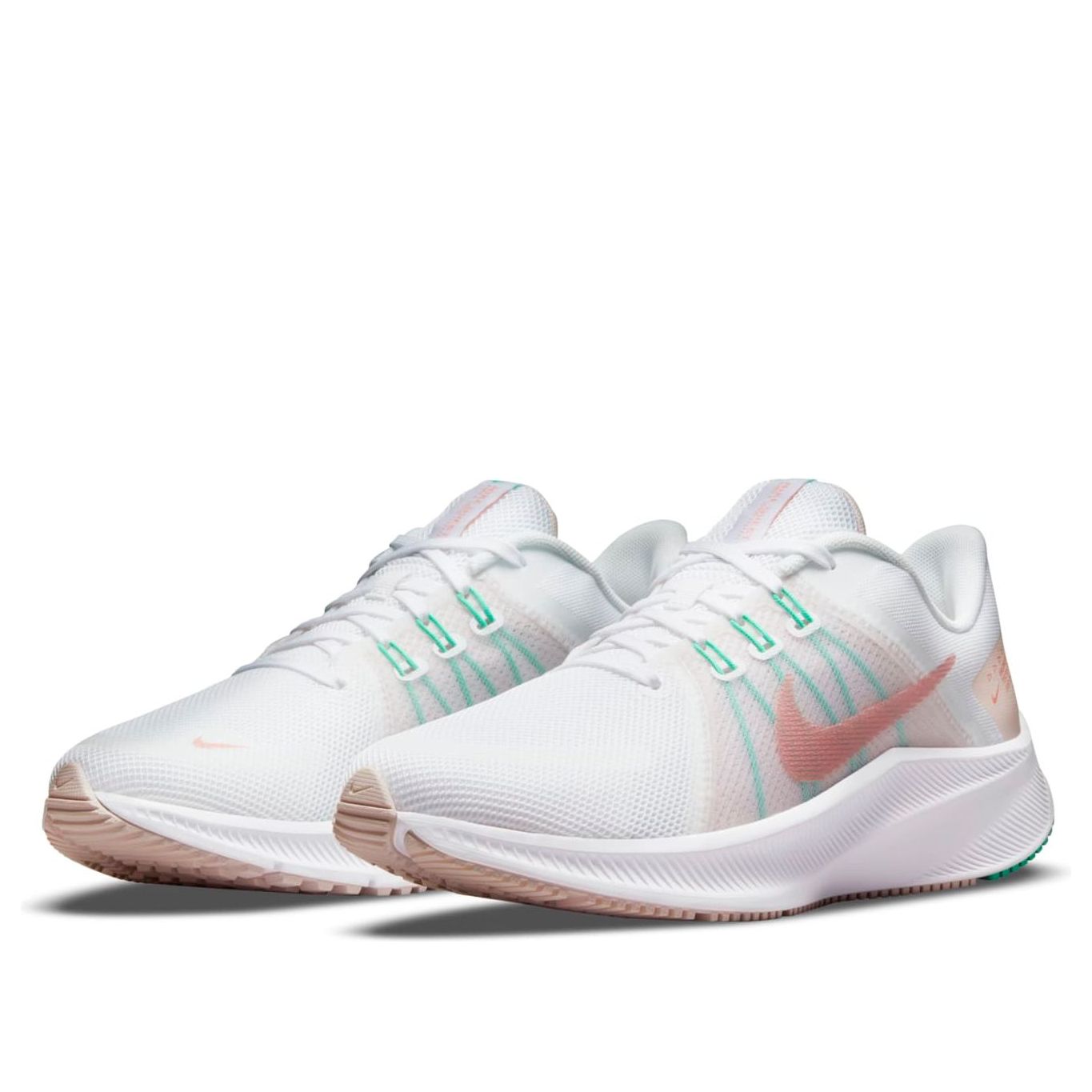 (WMNS) Nike Quest 4 'White Pink' DA1106-105