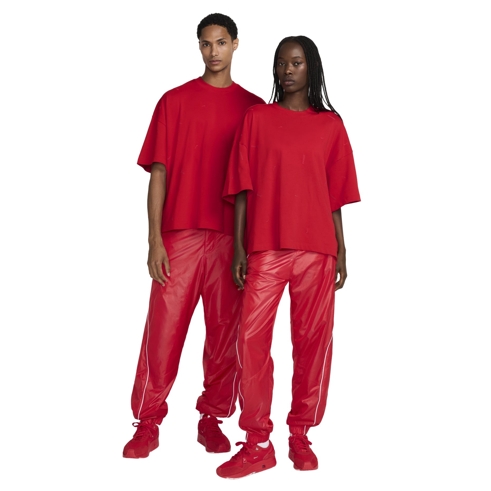 Nike x Jacquemus T-Shirt Asia Sizing 'Dark Red' HF7112-611
